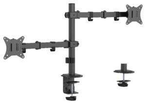 BRAZO DE MONITOR GEMBIRD PARA 2 PANTALLAS DE ESCRITORIO AJUSTABLE 17-32 PULG