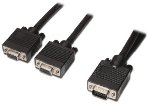 CABLE AISENS BIFURCADOR SVGA HDB15/M-2XHDB15/H NEGRO 45 CM