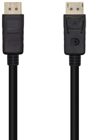CABLE AISENS DISPLAYPORT V1.2 4K@60HZ DP M-DP M NEGRO 1.0M