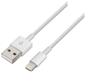 CABLE AISENS LIGHTNING A USB 2.0 LIGHTNING M-USB A M BLANCO 2.0M