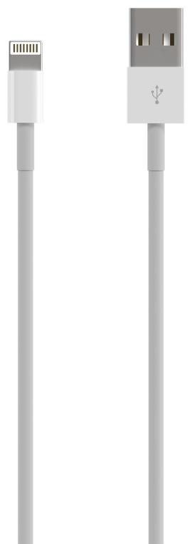 CABLE AISENS USB 2.0 LIGHTNING M-USB-A/M BLANCO 0.5M