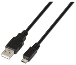CABLE AISENS USB 2.0 TIPO A M-MICRO B M NEGRO 0.8M