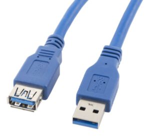 CABLE ALARGADOR LANBERG USB 3.0 MACHO/HEMBRA 3M AZUL