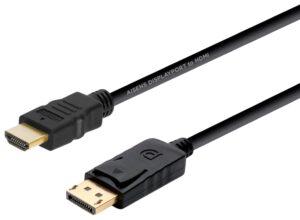CABLE CONVERSOR AISENS DISPLAYPORT A HDMI DP/M-HDMI/M 2.0M