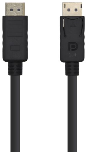 CABLE DISPLAYPORT AISENS V1.4 8K60HZ M/M NEGRO 2.0M