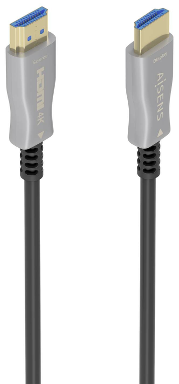 CABLE HDMI AISENS V2.0 OPTICO ACTIVO AOC 4K60HZ 18GBPS A/M-A/M 10M NEGRO