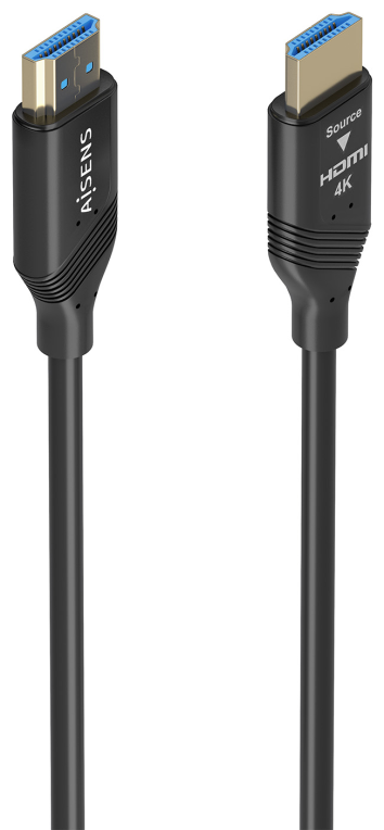 CABLE HDMI AISENS V2.0 OPTICO ACTIVO AOC 4K60HZ 18GBPS A/M-A/M 20M NEGRO