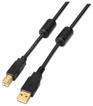 CABLE IMPRESORA AISENS USB 2.0 ALTA CALIDAD FERRITA A/M-B/M 5.0M