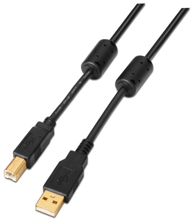 CABLE IMPRESORA AISENS USB 2.0 ALTA CALIDAD FERRITA A/M-B/M 5.0M