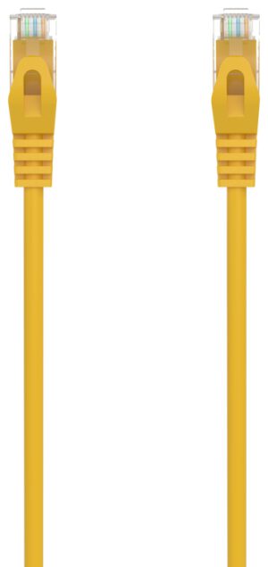 CABLE RED AISENS LATIGUILLO RJ45 LSZH CAT.6A UTP AWG24 0.5M AMARILLO