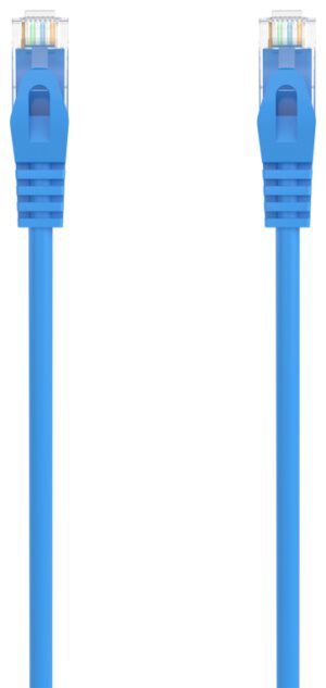 CABLE RED AISENS LATIGUILLO RJ45 LSZH CAT.6A UTP AWG24 0.5M AZUL