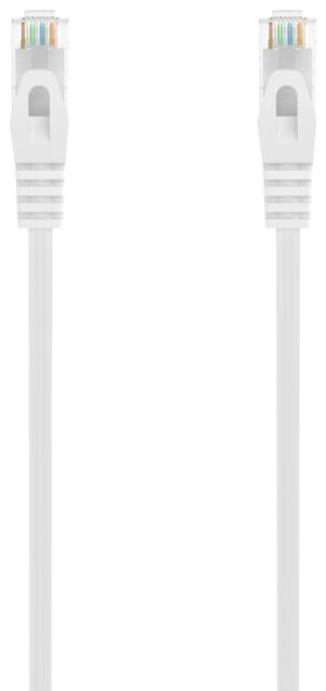 CABLE RED AISENS LATIGUILLO RJ45 LSZH CAT.6A UTP AWG24 0.5M BLANCO