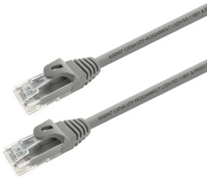 CABLE RED AISENS LATIGUILLO RJ45 LSZH CAT.6A UTP AWG24 0.5M GRIS