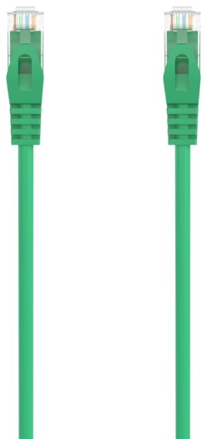 CABLE RED AISENS LATIGUILLO RJ45 LSZH CAT.6A UTP AWG24 0.5M VERDE