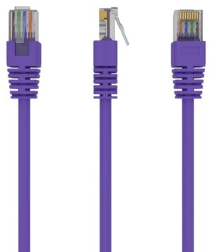CABLE RED CAT5E GEMBIRD UTP VIOLETA 0,5 M