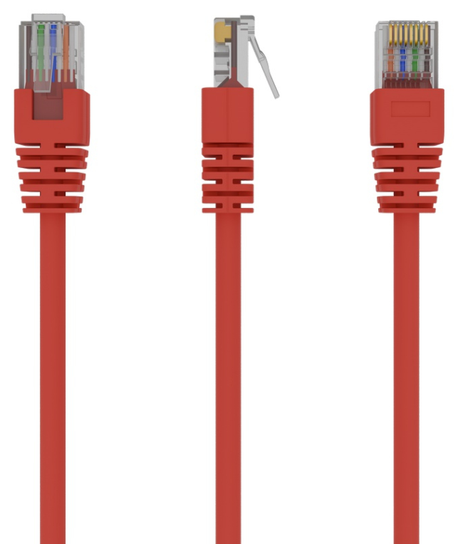CABLE RED GEMBIRD UTP CAT5E 0,5M ROJO