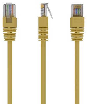 CABLE RED GEMBIRD UTP CAT5E 1M AMARILLO