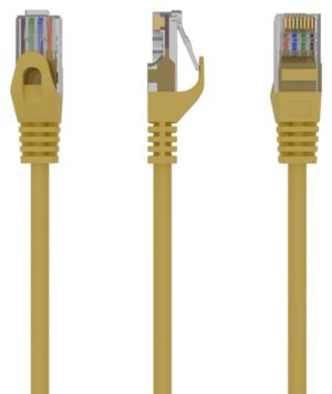 CABLE RED GEMBIRD UTP CAT6 0,5M AMARILLO