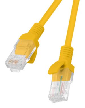 CABLE RED LANBERG LATIGUILLO CAT.6 UTP 0.25M NARANJA FLUKE PASSED