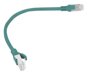 CABLE RED LANBERG LATIGUILLO CAT.6 UTP 0.25M VERDE FLUKE PASSED