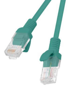 CABLE RED LANBERG LATIGUILLO CAT.6 UTP 3M VERDE FLUKE PASSED