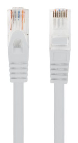 CABLE RED LANBERG LATIGUILLO CAT.6 UTP LSZH CU 1M GRIS FLUKE PASSED