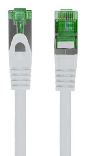 CABLE RED LANBERG LATIGUILLO CAT.7 S/FTP LSZH CU 0.5M GRIS FLUKE PASSED