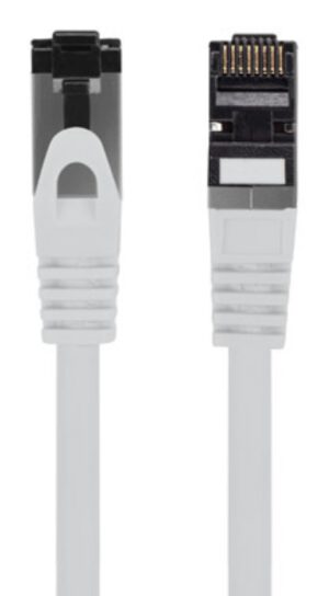 CABLE RED LANBERG LATIGUILLO CAT.8.1 S/FTP LSZH CU 0.5M GRIS FLUKE PASSED