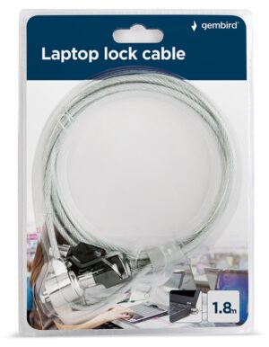 CABLE SEGURIDAD PARA PORTATIL GEMBIRD CON LLAVE