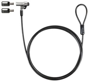 CABLE SEGURIDAD TOOQ NANO 2.5X6MM LLAVE PARA PORTATILES