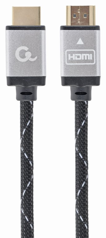 CABLE TRENZADO HDMI 2.0 4K 60HZ GEMBIRD SELECT PLUS CON ETHERNET 1.5M NEGRO