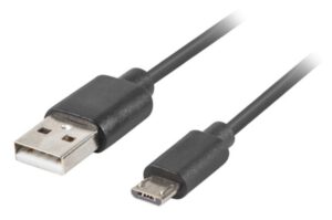 CABLE USB LANBERG 2.0 MACHO/MICRO USB MACHO QUICK CHARGE 3.0 1.8M NEGRO