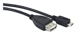 CABLE USB LANBERG MICRO M A USB-A F 2.0 OTG NEGRO 15CM OEM