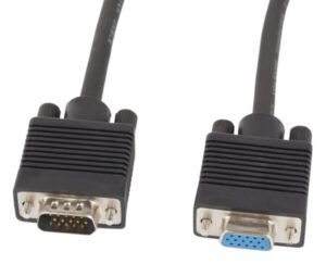 CABLE VGA LANBERG MACHO HEMBRA FERRITA NEGRO 3 M