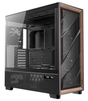 CAJA ANTEC FLUX PRO EUV WOOD ATX 2XUSB3.0 SIN FUENTE NEGRO