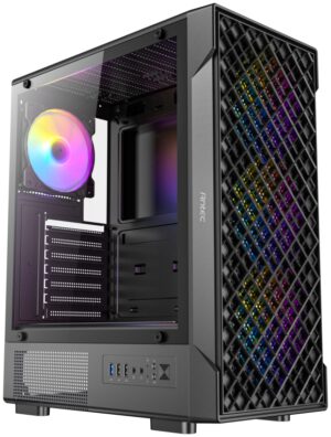 CAJA ANTEC VX-320 ATX 4 VENTILADORES ARGB NEGRA