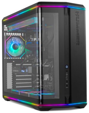 CAJA ATX NOX HUMMER ANVIL 2XUSB3.0 SIN FUENTE NEGRO