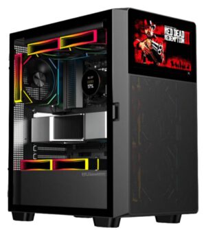 CAJA ATX NOX HUMMER BIOS PANTALLA LCD 8''