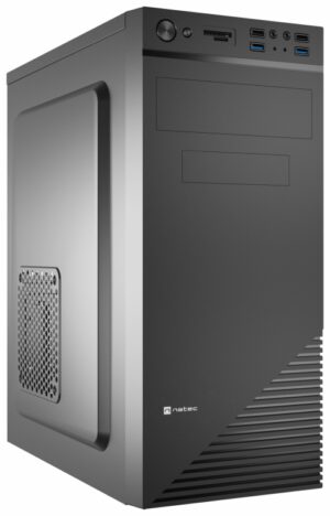 CAJA NATEC CABASSU G2 MIDI TORRE ATX LECTOR TARJETAS 2USB3.0 2USB2.0 SIN FUENTE