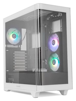 CAJA NOX HUMMER ETHER ATX SEMITORRE CRISTAL CURVO NEGRO-BLANCO