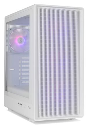 CAJA NOX SEMITORRE MESH INFINITY IOTA ARGB BLANCA USB 3.0