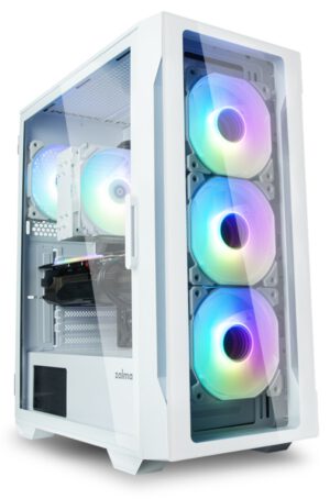 CAJA ZALMAN I3 NEO TG ATX 4XVENT 120MM 2XUSB 3.0 BLANCO S/N FUENTE