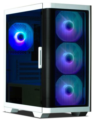 CAJA ZALMAN M4 MATX 4 X VENT 120MM ARGB 2XUSB 3.0 BLANCO S/N FUENTE