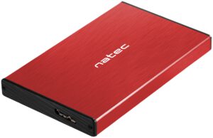 CARCASA HDD NATEC RHINO GO NKZ-1279 2,5" ROJA