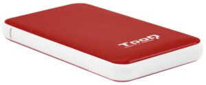 CARCASA HDD TQE-2528R 2,5" 9,5 MM SATA USB 3.1 GEN1 ROJA