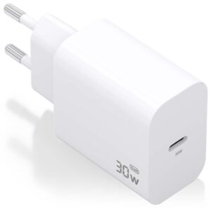 CARGADOR AISENS GAN 30W 1XUSB-C PD3.0 BLANCO
