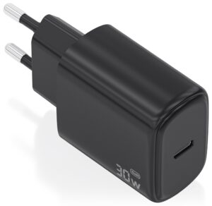 CARGADOR AISENS GAN 30W 1XUSB-C PD3.0 NEGRO