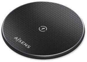 CARGADOR AISENS INALAMBRICO USB-C 15W PARA MOVIL NEGRO