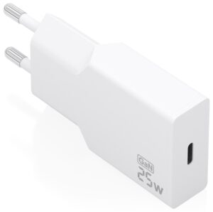 CARGADOR AISENS ULTRA DELGADO GaN 25W 1xUSB-C PD3.0 BLANCO