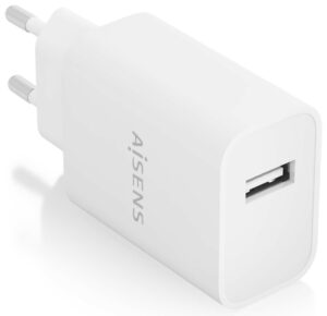 CARGADOR AISENS USB 10W ALTA EFICIENCIA 5V/2A BLANCO